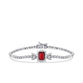 2,24 ct. Diamant-Rubin-Armband