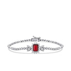 2,24 ct. Diamant-Rubin-Armband