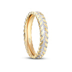 Gemustertes Partner-Eheringe-Set aus Gold
