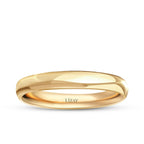 Partner-Eheringe-Set aus Gold