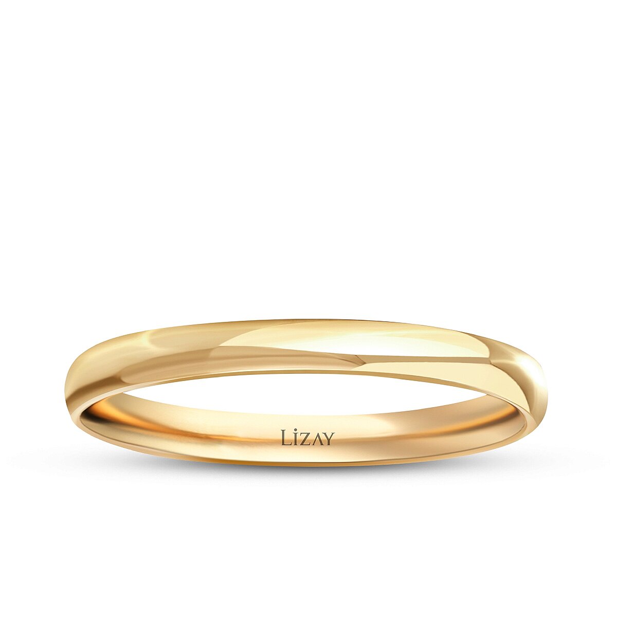 Partner-Eheringe-Set aus Gold