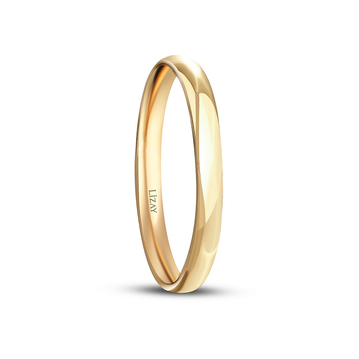 Partner-Eheringe-Set aus Gold