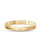 Gemustertes Partner-Eheringe-Set aus Gold