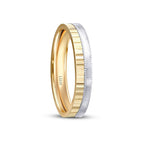 Partner-Eheringe-Set im Design aus Gold