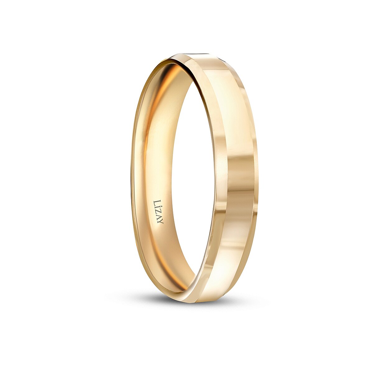 Partner-Eheringe-Set aus Gold