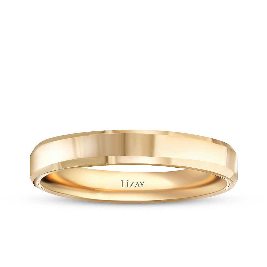 Partner-Eheringe-Set aus Gold