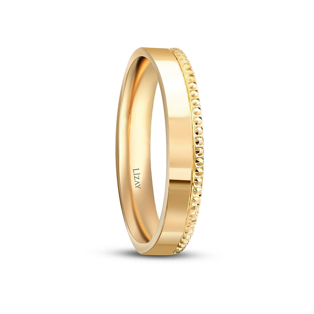 Partner-Eheringe-Set aus Gold