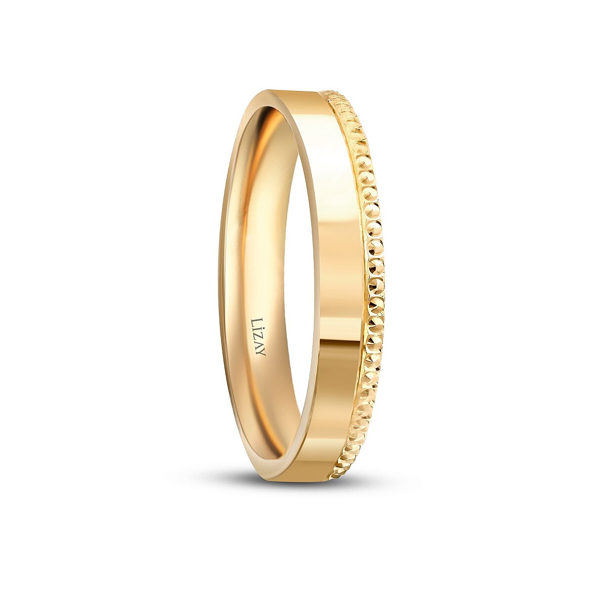 Partner-Eheringe-Set aus Gold