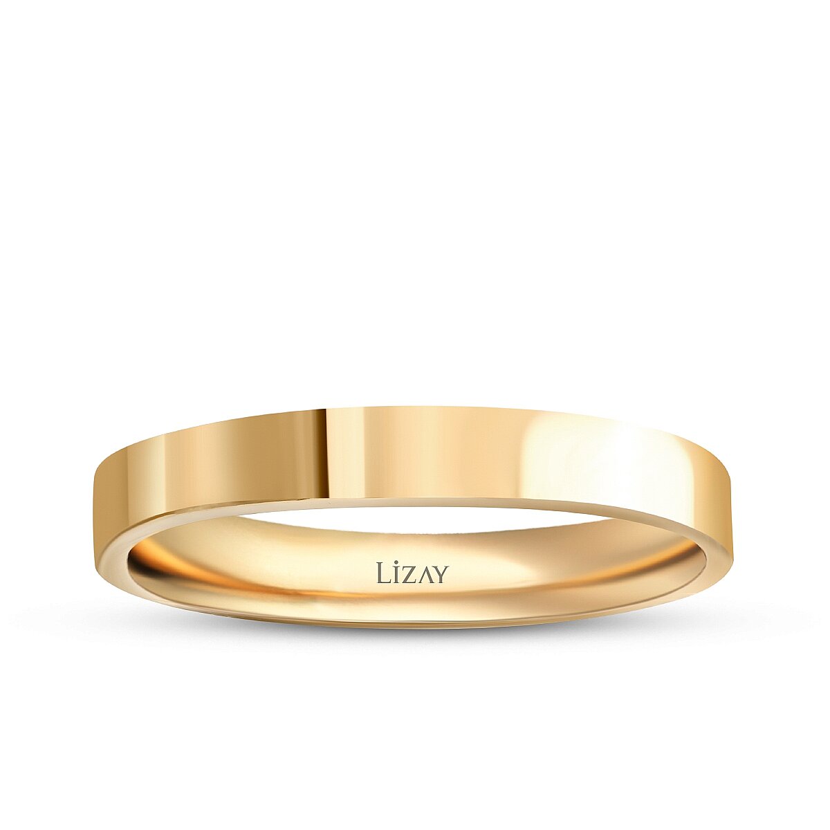 Partner-Eheringe-Set aus Gold