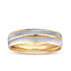 Partner-Eheringe-Set im Design aus Gold