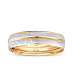 Partner-Eheringe-Set im Design aus Gold