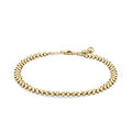 Gold Ball Bead Chain Bracelet