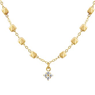 Dainty Gold Stardust Pendant Necklace