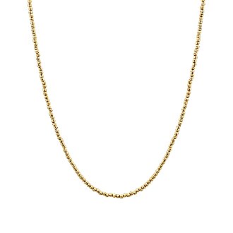 Gold Ball Bead Chain Necklace