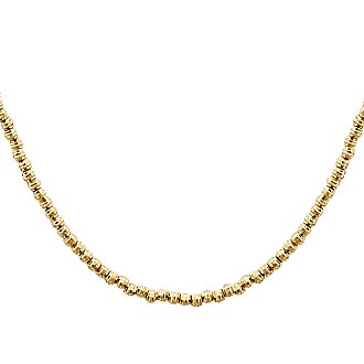 Gold Ball Bead Chain Necklace