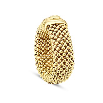 Gold Mesh Pattern Ring