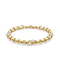 Gold Accented Doc Chain Bracelet