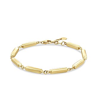 Gold Bar Chain Bracelet
