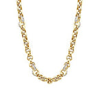 Gold Accented Doc Choker Necklace