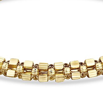 Gold Sparkle Chain Bracelet
