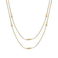 Gold Cocoon Pendant Necklace