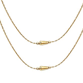 Gold Cocoon Pendant Necklace