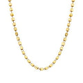 Gold Cube Box Chain Necklace