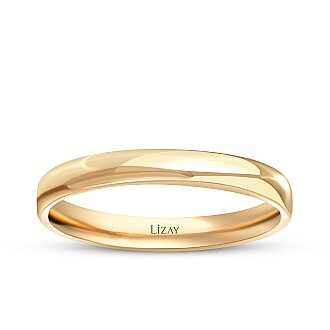 Gold Classic Men's Wedding Band