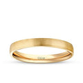 Gold Matte Men's Wedding Band