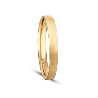 Gold Plain Men's Wedding Band