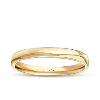 Gold Classic Men's Wedding Band
