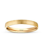 His and Hers Sparkle Gold Wedding Band Set