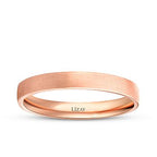 His and Hers Accented Rose Gold Wedding Band Set