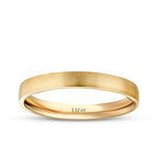 His and Hers Accented Gold Wedding Band Set