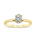 0,50 ct. Diamant Oval Solitär Verlobungsring