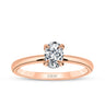 0,50 ct. Diamant Oval Solitär Verlobungsring