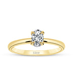 0,40 ct. Diamant Oval Solitär Verlobungsring