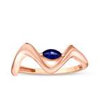 0,18 Carat Sapphire Design Ring