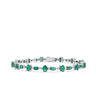 5,28 ct. Diamant-Smaragd-Armband