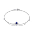 0,53 Carat Diamond Sapphire Bracelet