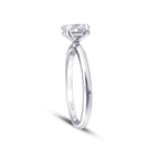0,40 ct. Diamant Oval Solitär Verlobungsring