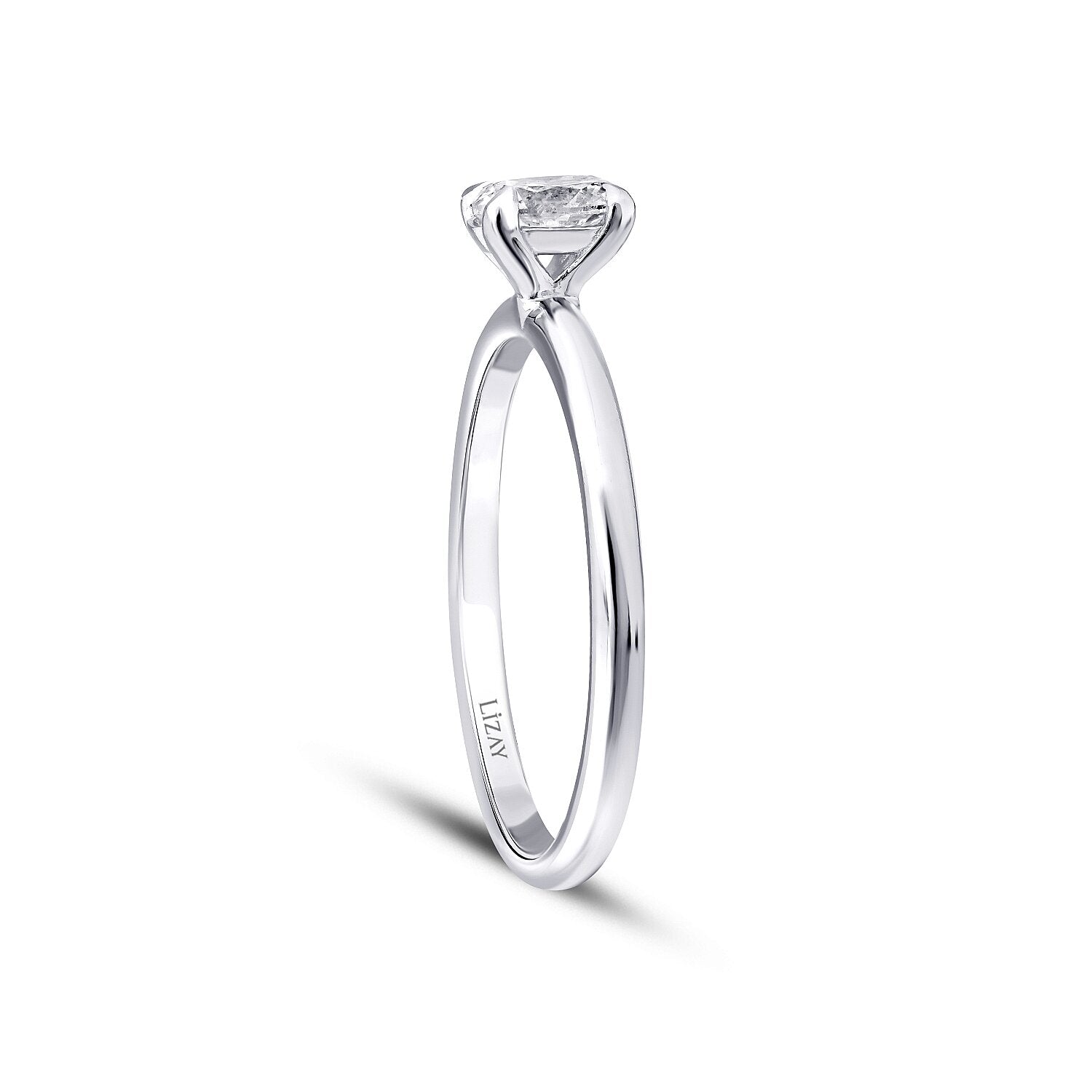 0,30 ct. Diamant Oval Solitär Verlobungsring