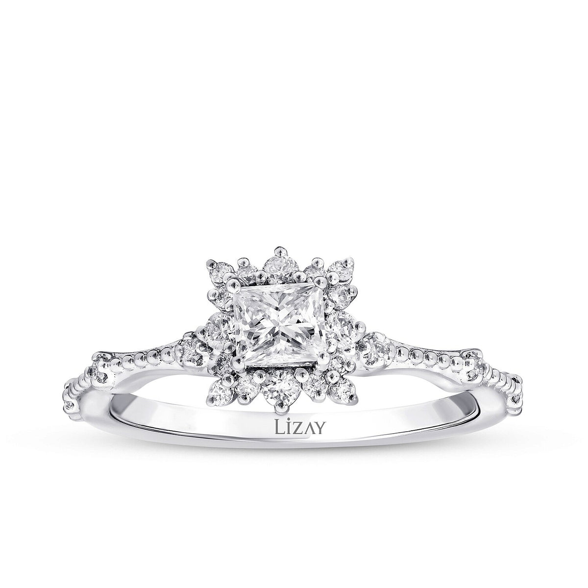 0,48 ct. Diamant-Vintage-Ring