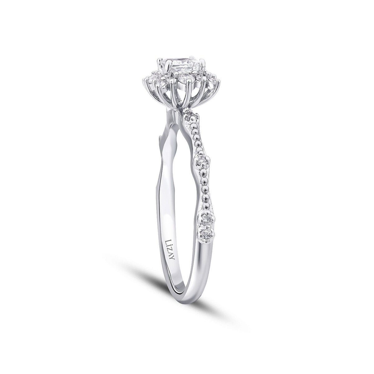 0,48 ct. Diamant-Vintage-Ring