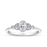 0,44 ct. Ovaler Diamant-Solitär-Verlobungsring