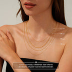 Gold Paperclip Chain Necklace