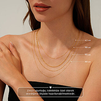 Gold Ball Bead Pendant Necklace