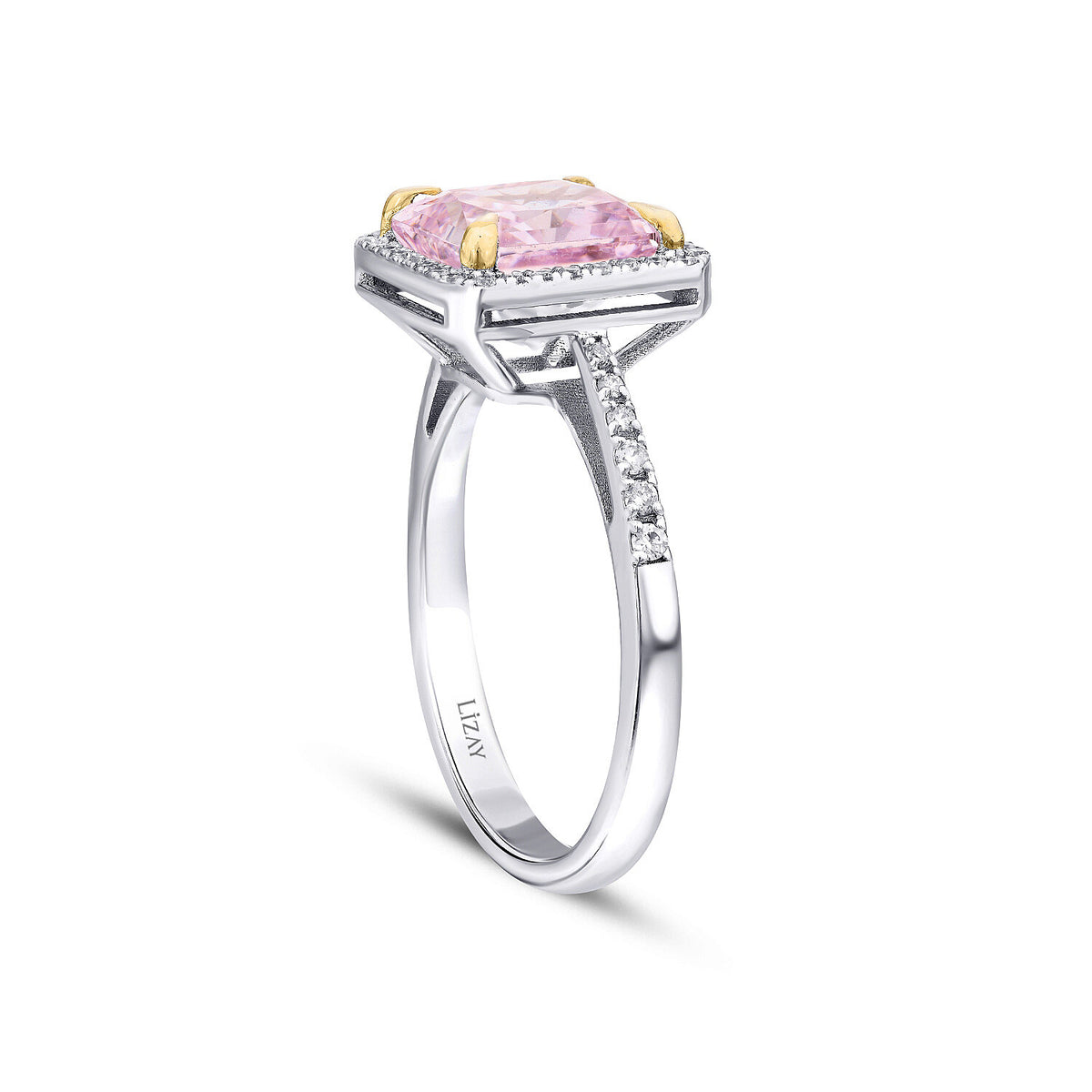 6,02 ct. Diamant-Farbstein-Ring
