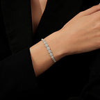 Gold Multi Stone Tennis Bracelet