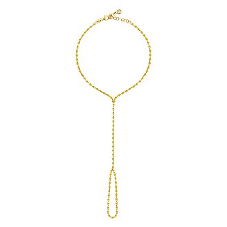 Gold Yellow Enamel Shahmeran Bracelet